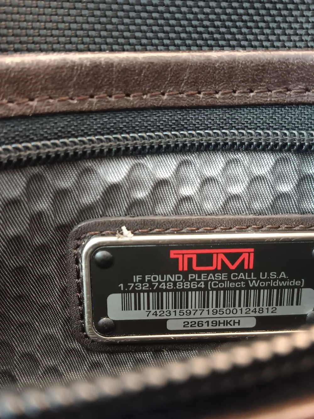 Tumi Alpha Bravo Brooks Slim Brief Laptop Bag